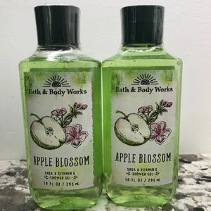 Bath and body works apple blossom shower gels